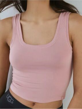 Ugg Adrianne Crop Tank Blush Color Size L